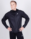Элитный беговой костюм с капюшоном Nordski Pro Light Black мужской