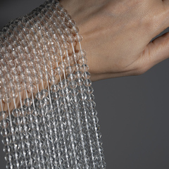 Горный хрусталь (имитация) "Дискобол", 5,8мм, шар, микроогранка