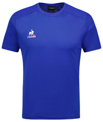 Теннисная футболка Le Coq Sportif Tennis T-Shirt Short Sleeve N°4 - Blue