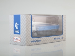 KAMAZ-5320 flatbed truck gray-blue 1:43 PAO KAMAZ