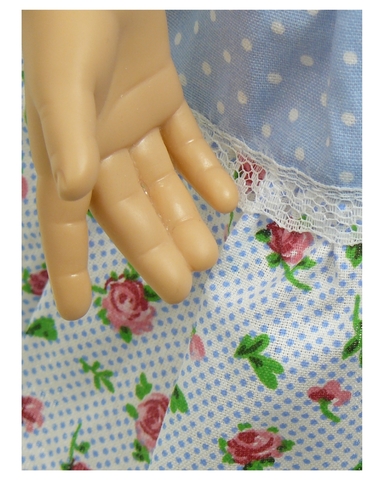 Платье горох и цветы - Детали. Одежда для кукол, пупсов и мягких игрушек.
