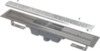 Водоотводящий желоб Antivandal с решеткой, вертикальный сток, арт. APZ1011-850M AlcaPlast