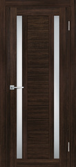 Дверь PSL-15 / Цвет Сан-ремо шоколад / белый сатинат / Двери PROFILO PORTE