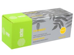 Картридж лазерный Cactus CS-PH6022Y 106R02762 желтый (1000стр.) для Xerox Phaser 6020/6022/WC 6025/6027