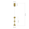 Светильник подвесной ST Luce Dallamos SL6237.303.01