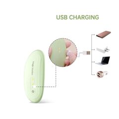 Зеленый вибромассажер в трусики Magic Motion Nyx - 8,8 см. - 