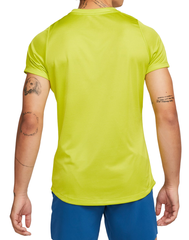 Футболка теннисная Nike Court Dri-Fit Rafa Challenger Top - bright cactus/football grey/white