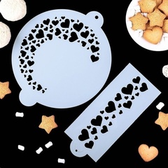 Трафарет кулинарный для украшения выпечки d 23 см (набор 2 шт)