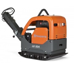 Реверсивная виброплита Husqvarna LG 504 DEC (550мм) дизельная [470 кг / 65 кН / Hatz 1D81Z] с индикатором