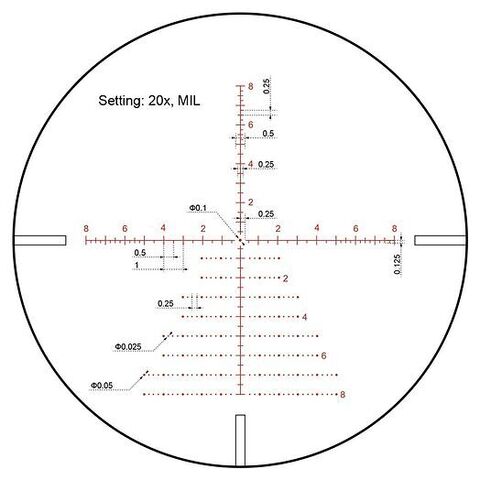 Vector Optics Continental X8 3-24x56 ZeroStop 30mm VCT-20A ED (SCOL-T50P)