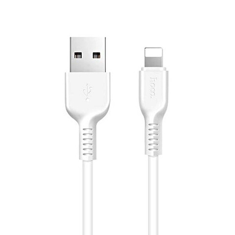 Кабель USB - Lightning 2.4А Hoco X20 3м (300 см) (Белый)