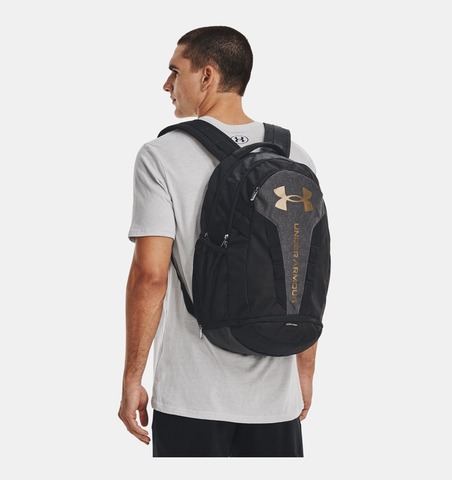 Картинка рюкзак городской Under Armour Hustle 5.0 Backpack черно-серый - 5