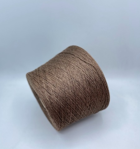 Бобинная пряжа (пр.Япония),art-Sense 3/15 500м/100гр. 100%Шелк, цвет-Коричневый меланж арт.32482