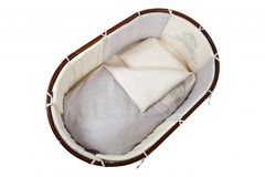 Комплект в кроватку Nuovita "Prestigio Pizzo", 6 предметов. (champagne / шампань)