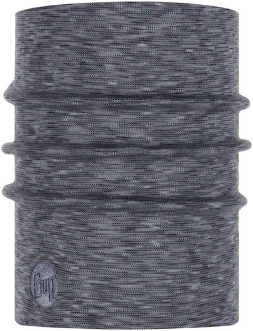 Теплый шерстяной шарф-труба Buff Wool heavyweight Fog Grey Multi Stripes фото 1