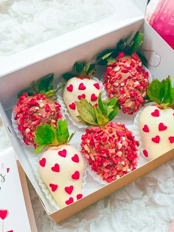 Клубника в шоколаде "Сердце", 6шт