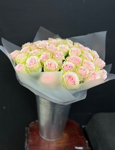 Роза нежная розовая Фрутетта