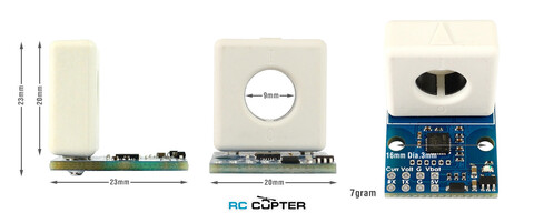 Датчик тока и напряжения Matek на эффекте Холла HALL CURRENT SENSOR 150A (Matek HCS-150A)