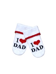 Носки махровые "I ♡ DAD"