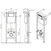 Cersanit 64917 Комплект CITY SMART CO DPL EO slim инсталляция VECTOR LP
