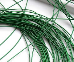 Канитель жесткая Зеленая 1 мм (№6591)