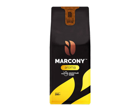 купить Кофе молотый Marcony Aroma со вкусом Баварского шоколада, 200 г