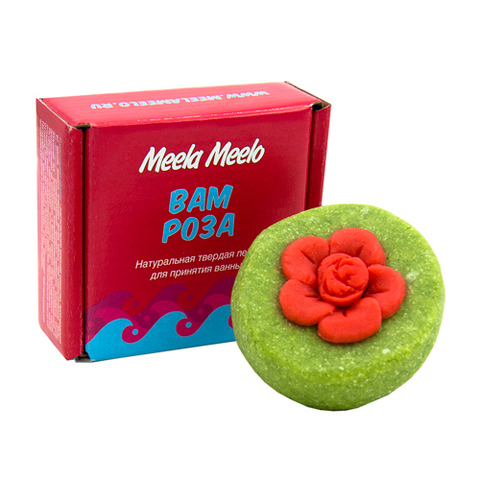 Пена твердая для ванн "Вам роза" | 100 гр | Meela Meelo