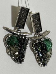 Герда (серьги из серебра)