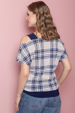 <p>Современная блузка из мягкого трикотажа. Широкие лямки на плечах добавят нотку сексапильности в Ваш образ.</p>