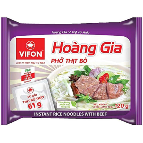 Лапша рисовая со вкусом говядины Vifon Pho Bo, 120 гр