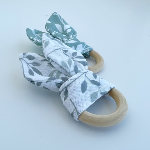 Грызунок шуршащие ушки «Серые листики»