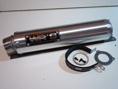 Глушитель мотоцикла WRS 540 мм 60-70,5 мм