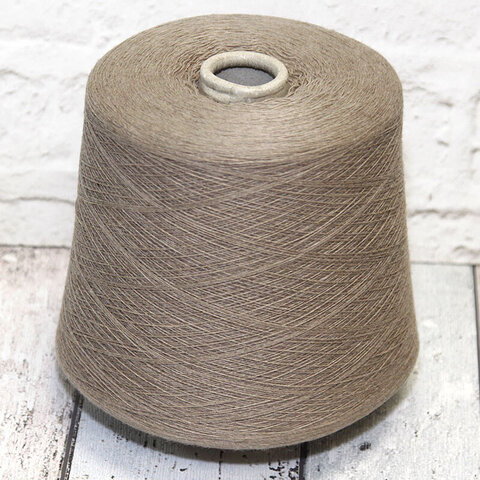 Смесовка с кашемиром (10%) и ангорой (7%) NEW MILL BETA COLORATO 1/1450 бежево-коричневый