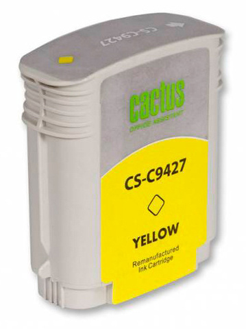 Картридж струйный Cactus CS-C9427 №85 желтый (72мл) для HP DJ 30/130