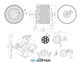 T-Motor AT1040 130CC KV90