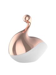 Белый вакуумный стимулятор клитора Liberty Swan - 