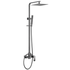 Abber AF8616NGL Душевая стойка Abber Wasserfall AF8616NGL с изливом, никель фото
