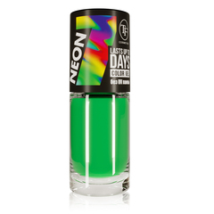 TF Лак для ногтей COLOR GEL  тон 318/ NEON/ Green Splash/насыщенный зеленый яркий 8мл