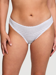 STRETCH COTTON БИКИНИ С КРУЖЕВНОЙ ТЕСЬМОЙ
