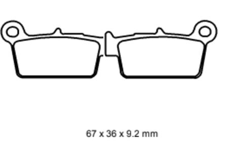 Колодки  G-brake   GM-02048S