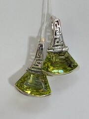 Эйфель (серьги из серебра)