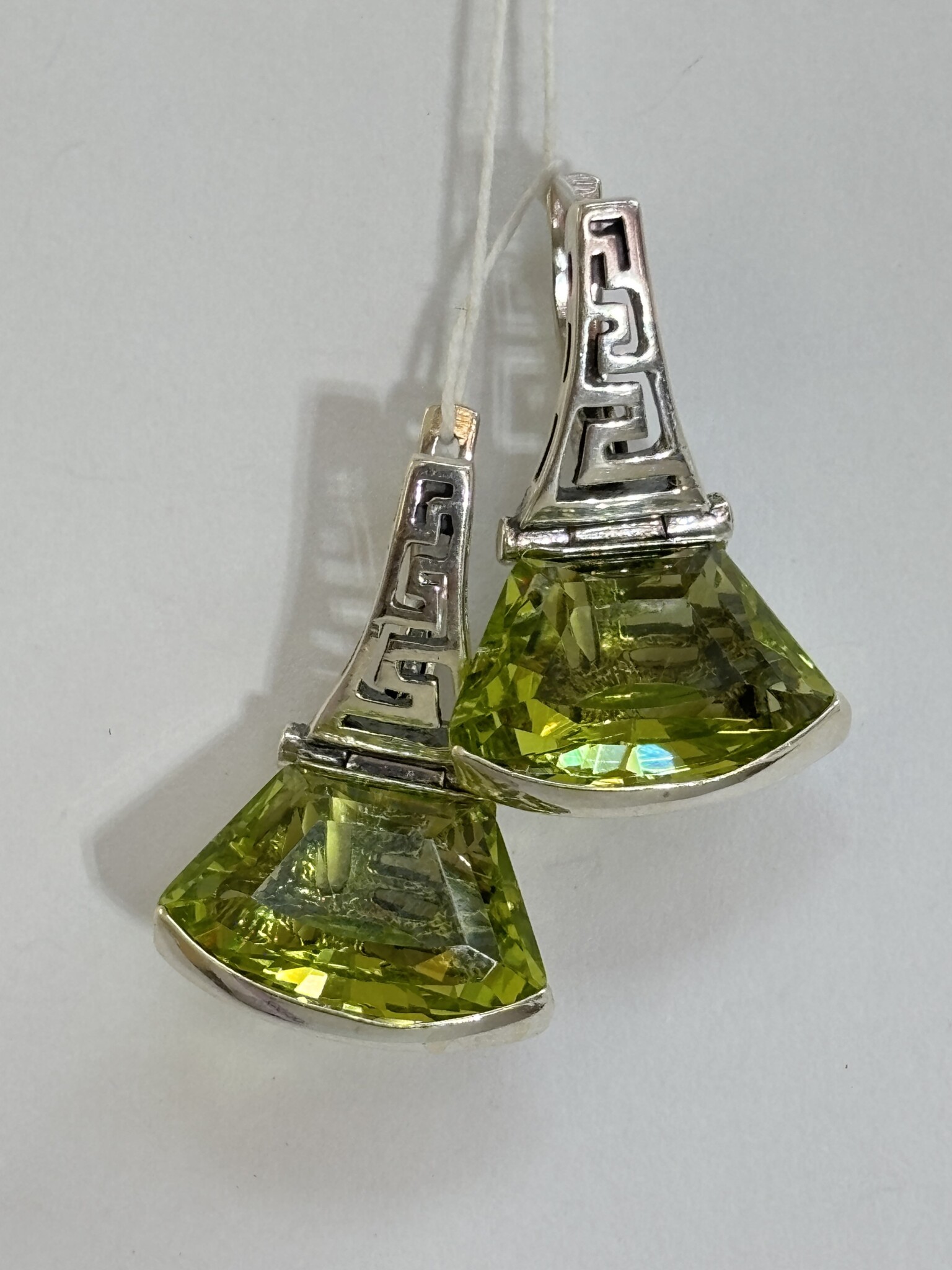 Эйфель (серьги из серебра)
