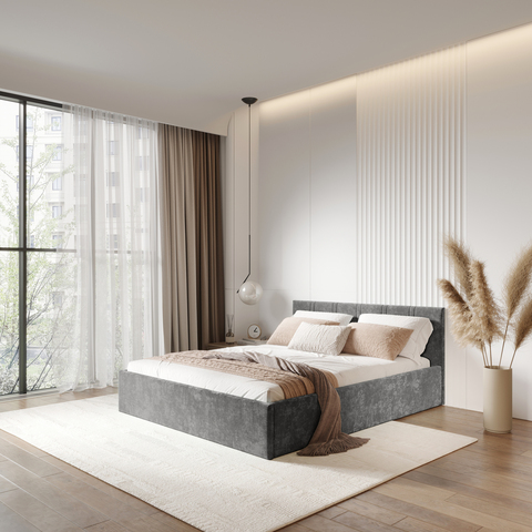 кровать НИКА КР-18 (грифель) 1,6 м