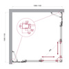 BelBagno LUCE-A-22-90+20-C-Cr LUCE-A-22-90+20-C-Cr Душевой уголок