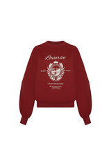 Свитшот с принтом Бордо