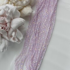 Бусины стеклянные пастельно-розовый круглые 2 мм, К073