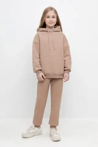 брюки  для девочки  КР 400731/беж к509