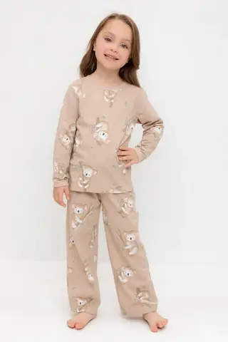 пижама  для девочки  К 1622/какао,коалы