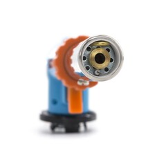 73-0-017 Горелка газовая на баллон, сопло 22 х 76 мм, пьезоподжиг, расход 132 г/ч, работа 360°, ABS (РемоКолор)