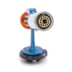 73-0-016 Горелка газовая на баллон, сопло 20х48мм, ручной поджиг, расход 180г/ч, работа 360°, чугун (РемоКолор)